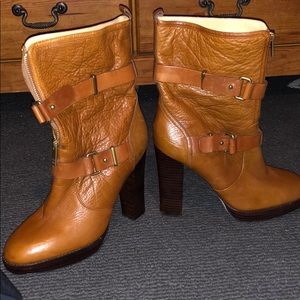 Coach Lianne size 10 leather boots